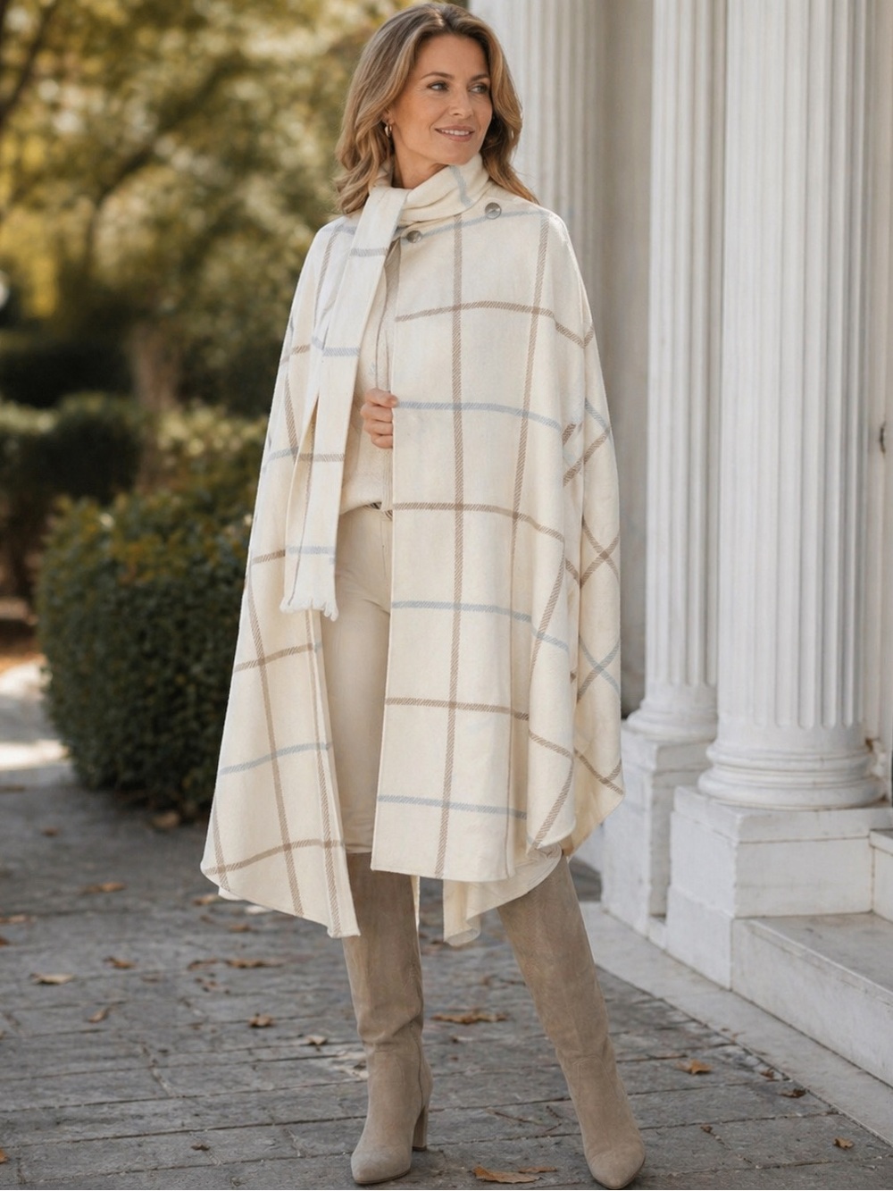 VTG Avoca Collection Irish Wool Cape Coat